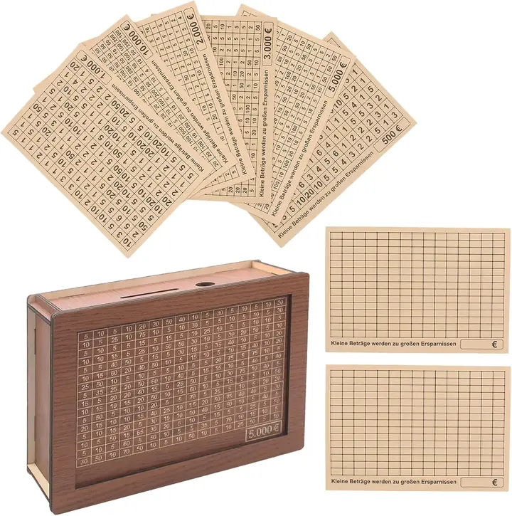 Holzspardose Detailansicht